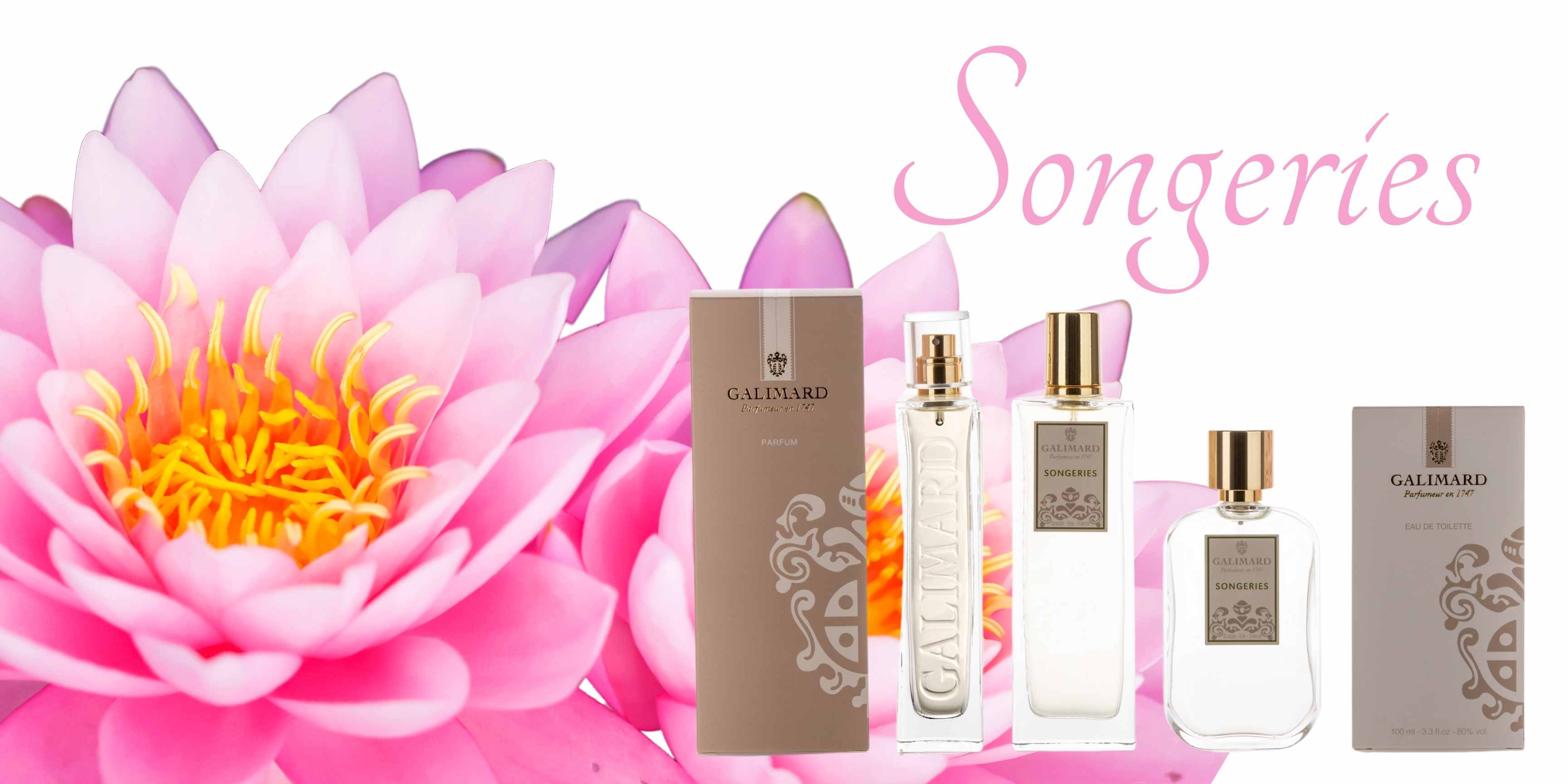 Songeries krásná svěží květinová vůně francouzský parfém pro ženy